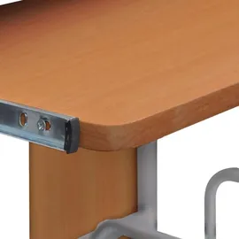 vidaXL Schreibtisch Kaleena Braun