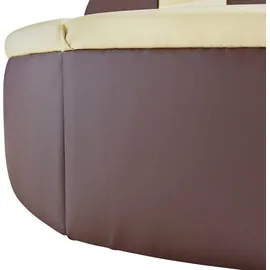 Westfalia Schlafkomfort Rundbett 180 x 230 cm Braun