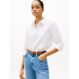Tommy Hilfiger Hemdbluse OXFORD RELAXED FIT SHIRT Weiß 38