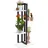 Relaxdays Blumenregal Metall 93 x 42,5 x 22,5 cm Weiß
