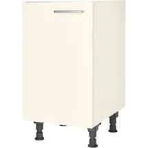 Nobilia Spülenschrank Touch 45 x 58,3 x 87 cm Weiß