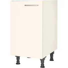Nobilia Spülenschrank Touch 45 x 58,3 x 87 cm Weiß