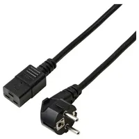 Sygonix Strom Anschlusskabel SY-7154324 Schwarz