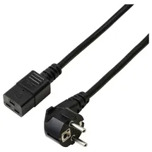 Sygonix Strom Anschlusskabel SY-7154324 Schwarz