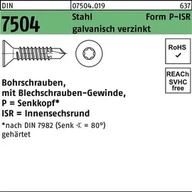 F. REYHER Nchfg. GmbH & Co. KG Bohrschraube DIN 7504 4,8 x 45 500 Stück