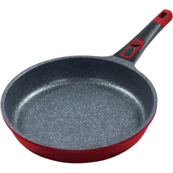 Bratpfanne KING "Moonscape", rot, H:5,5cm Ø:28cm, Pfannen, Induktion, abnehmbarer Griff, MOONSCAPE-Beschichtung