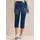 Cecil 3/4 Slim Leg Jeans, im Casual fit mid Blue used wash, 36,