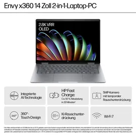 HP Envy x360 14-fa0470ng AMD Ryzen 7 8840HS 16 GB RAM 1 TB SSD Meteor Silver