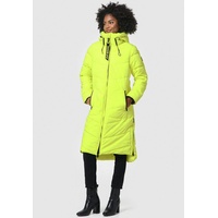 Marikoo Winterjacke MARIKOO "Benikoo" Gr. M, grün (neon green) Damen Jacken langer Winter Mantel gesteppt