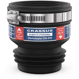 Crassus Steckadapter CSA 070 73-85 x 69-75mm bis 0,5 bar