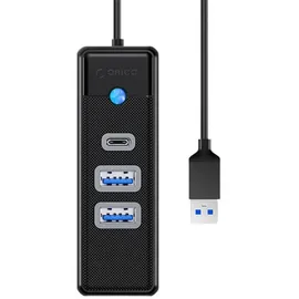 COFI Orico Hub Adapter USB auf 2x USB 3.0 + USB-C, 5 Gbps, 0.15m Schwarz