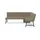 OTTO home Eckbank OTTO HOME "Oregon Küchenbank, Polsterbank, Esszimmerbank, 177x140 cm", grau, B:177cm H:90cm T:140cm, Massivholz, Metall, Polyester, Sitzbänke, Eckbank, Moderne Bank und Farben, Sitzplatzanzahl: 4/5, Frei in Raum stellbar
