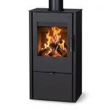 Victoria 05 Kaminofen Victoria Opal-w mit ext. Zuluft schwarz - 6,1 KW, 6,1 kW