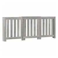 vidaXL Heizkörperverkleidung Grau Sonoma 205x21,5x83,5 cm