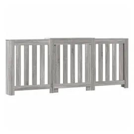 vidaXL Heizkörperverkleidung Grau Sonoma 205x21,5x83,5 cm