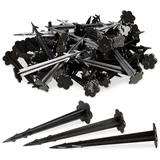 Relaxdays Erdnägel Kunststoff 11,5 cm, 100er Set