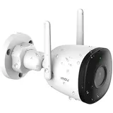 Imou 4MP Überwachungskamera Aussen WLAN IP Kamera Outdoor mit Bewegungsalarmen, 2,4G WiFi Outdoor Kamera mit IR Nachtsicht 30m, Personenerkennung, IP67 Wetterfest, Alexa