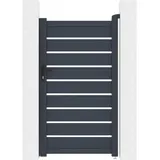 Habitat et Jardin Gartentor 100 x 176 cm Grau/Metall