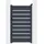 Habitat et Jardin Gartentor 100 x 176 cm Grau/Metall