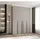 abiks möbel Drehtürenschrank COMO 180 x 245,5 x 50 cm Schwarz