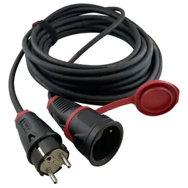HAWA HAWA, R7030 Strom Verlängerungskabel Schwarz 10.00 m (10 m,