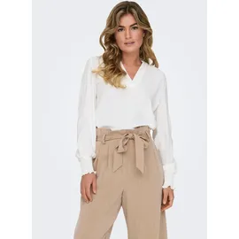 Only ONLMETTE V-Neck LS Smock TOP NOOS WVN - S