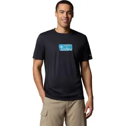 Columbia Zero Rules Light Short Sleeve Graphic Crew black, actively cooled (010) M