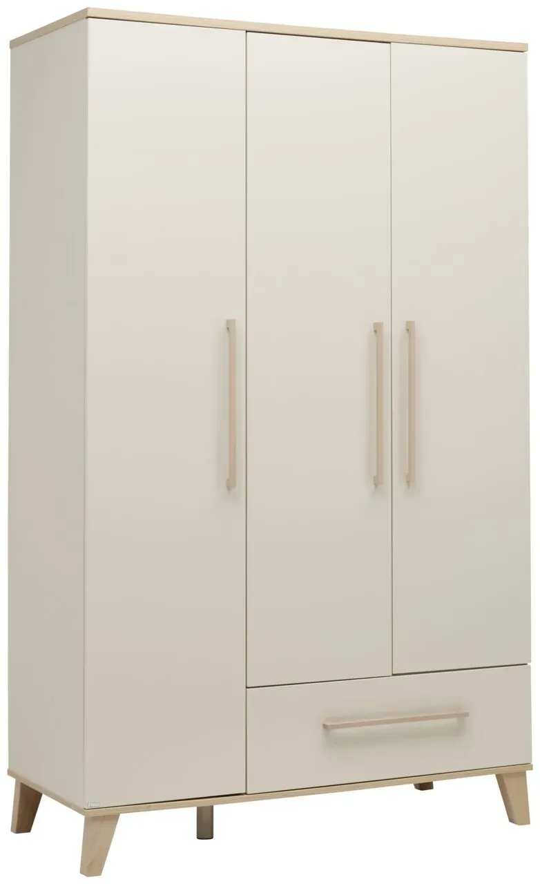 Paidi Kleiderschrank 3-türig MALIO - B/H/T ca. 123.50x202.90x55.60