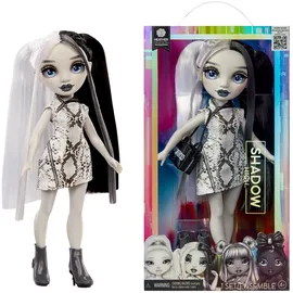 MGA Entertainment Rainbow High Shadow High Fashion Doll- Heather (black/white hair)