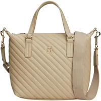 Tommy Hilfiger POPPY REFORM SMALL TOTE QU Tragetasche Damen Beige (Beige), OS