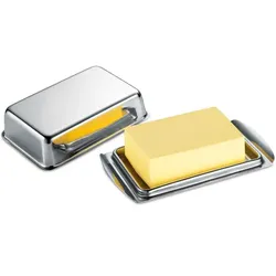 Küchenprofi Butterdose Kühlschrank Edelstahl Silber
