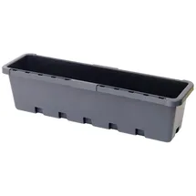 Greenlife Blumenbox 39,5 x 11,5 x 10,5 cm Anthrazit Komplettset