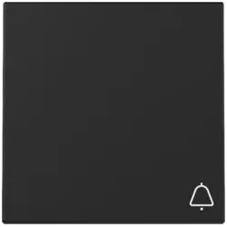 Gira Wippe mit Symbol Klingel (schwarz matt)