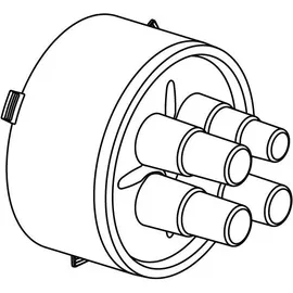 Uponor Ecoflex Gummi-Endkappe Quattro 20mm plus 25mm plus 32mm, Mantel 140mm 1086838