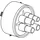 Uponor Ecoflex Gummi-Endkappe Quattro 20mm plus 25mm plus 32mm, Mantel 140mm 1086838