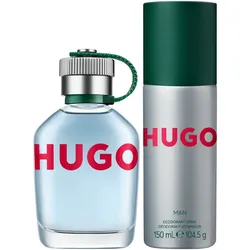 Hugo Boss Hugo Man Set = EdT Nat. Spray 75 ml + Deodorant Spray 150 ml - 2 Artikel im Set