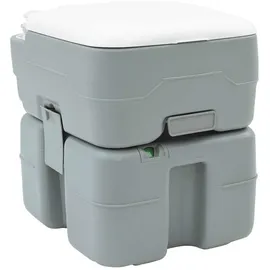 vidaXL Campingtoilette Grau 41,5 x 36,5 x 42 cm
