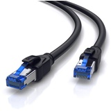 Primewire Patchkabel CAT 8 mit Baumwollummantelung - Gigabit Ethernet LAN Kabel - 40 Gbit/s - S/FTP PIMF Schirmung - Netzwerkkabel - 3m