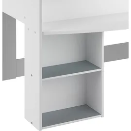 Parisot Hochbett Pirouette 1 90 x 200 cm Holzwerkstoff weiß