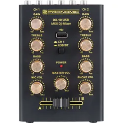 Pronomic DX-10 USB MKII DJ Mixer