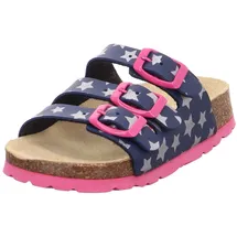 superfit Fussbettpantoffel Blau/Hellblau 25 EU