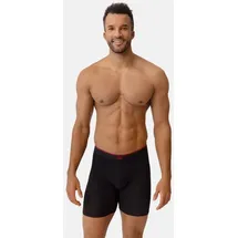 Danish Endurance Bamboo Trunks Extra Long schwarz/rot XXL 6er Pack