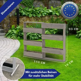 Coemo Vertikalbeet Riga 7 Pflanzkästen 0 x 0 x 0 cm Grau