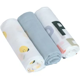 Lässig Heavenly soft Swaddle L Happy Fruits Lemon