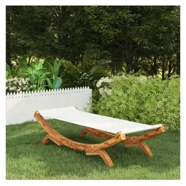 vidaXL Sonnenliege 100 x 188,5 x 44 cm Braun