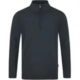 Jako Doubletex Sweatshirt mit 1/4-Reißverschluss anthrazit 3XL