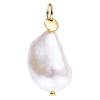 Baroque Pearl Pendant - Vergoldet-Silber Sterling 925 / 20 - Onesize - STINE A Jewelry