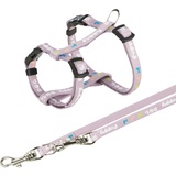 Trixie Junior Welpen-H-Geschirr mit Leine flieder