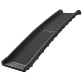 PETGARD Hunderampe Hunderampe Einstiegshilfe Hundetreppe ATLANTA LARGE 155 x 40 x 14 cm, ATLANTA LARGE 155 x 40 x 14 cm schwarz