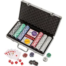 Philos 3757 - Pokerkoffer 300 Pokerchips in Aluminiumkoffer